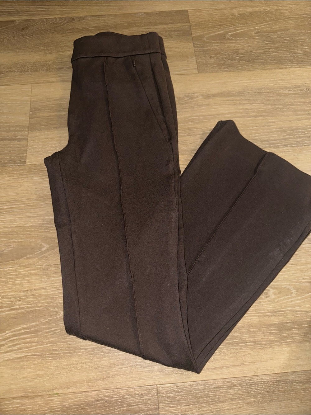 LOFT Women's Dark Brown Pull-On Dress Pants
